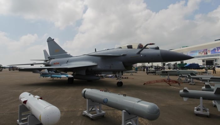 A Chinese J-10B fighter. — Reuters/File