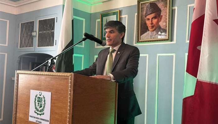 کینیڈا میں پاکستانی ہائی کمشنر محمد سلیم— جنگ فوٹو