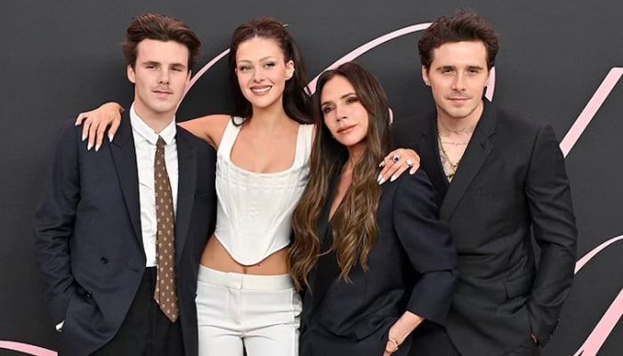 Photo: Victoria Beckham reacts to ruining Brooklyn, Nicola Peltzs wedding dance rumours